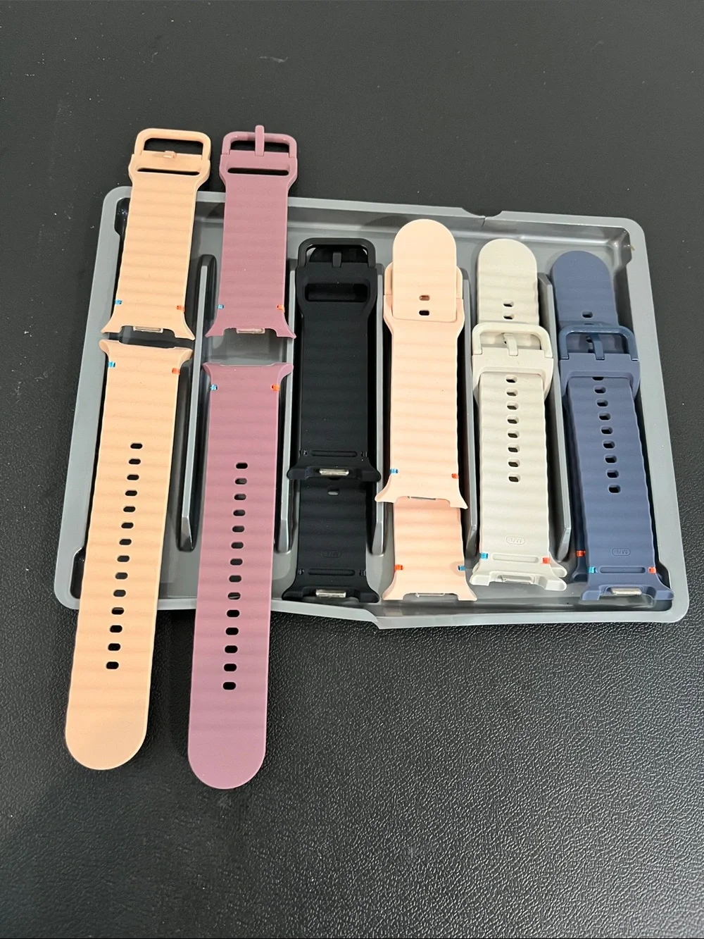 6 pc Silicone Replacement Smartwatch Bands - Samsung